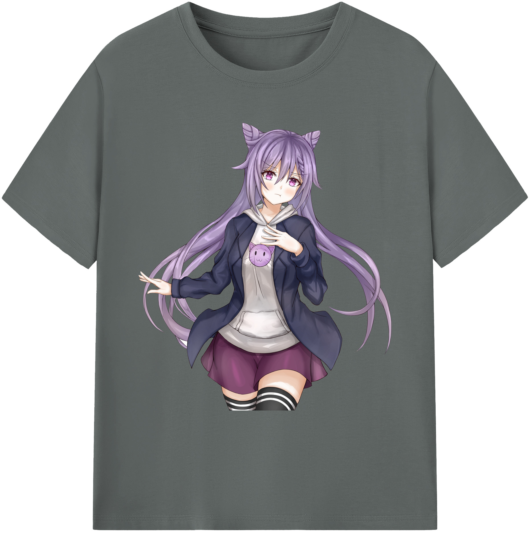 げんし神 刻晴 こくせい genshin Kokusei 綿100％ メンズ半袖Tシャツ｜肌触りやわらか＆通気性